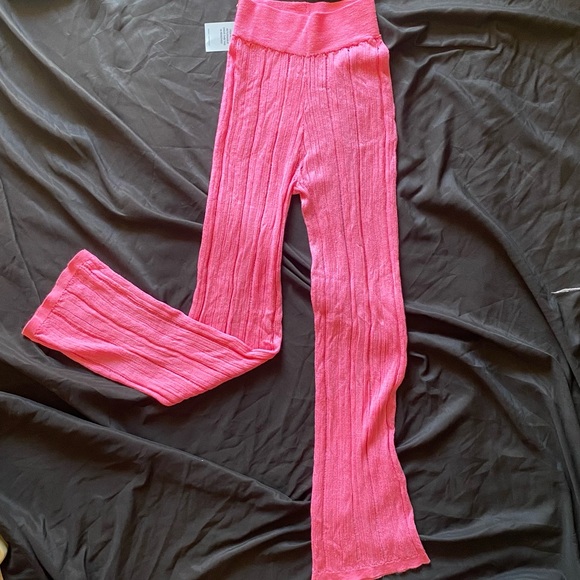 Gulta Gaia Savannah Knit Pant in Shell Pink - Picture 3 of 4